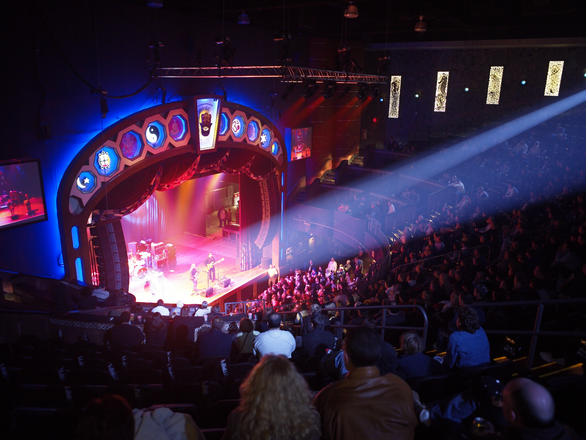 House of Blues Atlantic City concert hall during a live performance