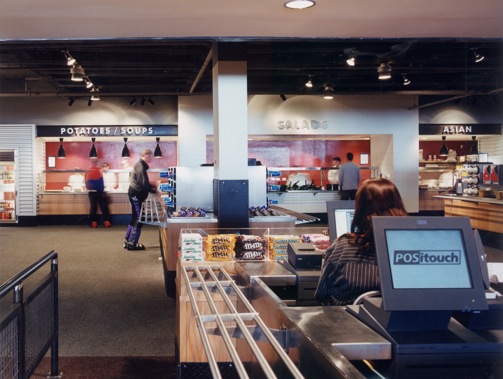 McCoy Station food court with dedicated soup, salad, and Asian stations